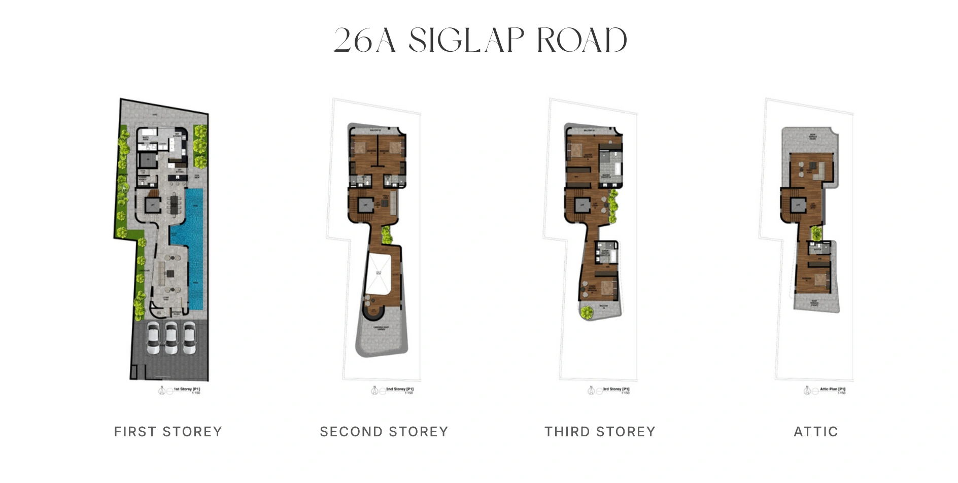 26A Siglap Road — Floor plans