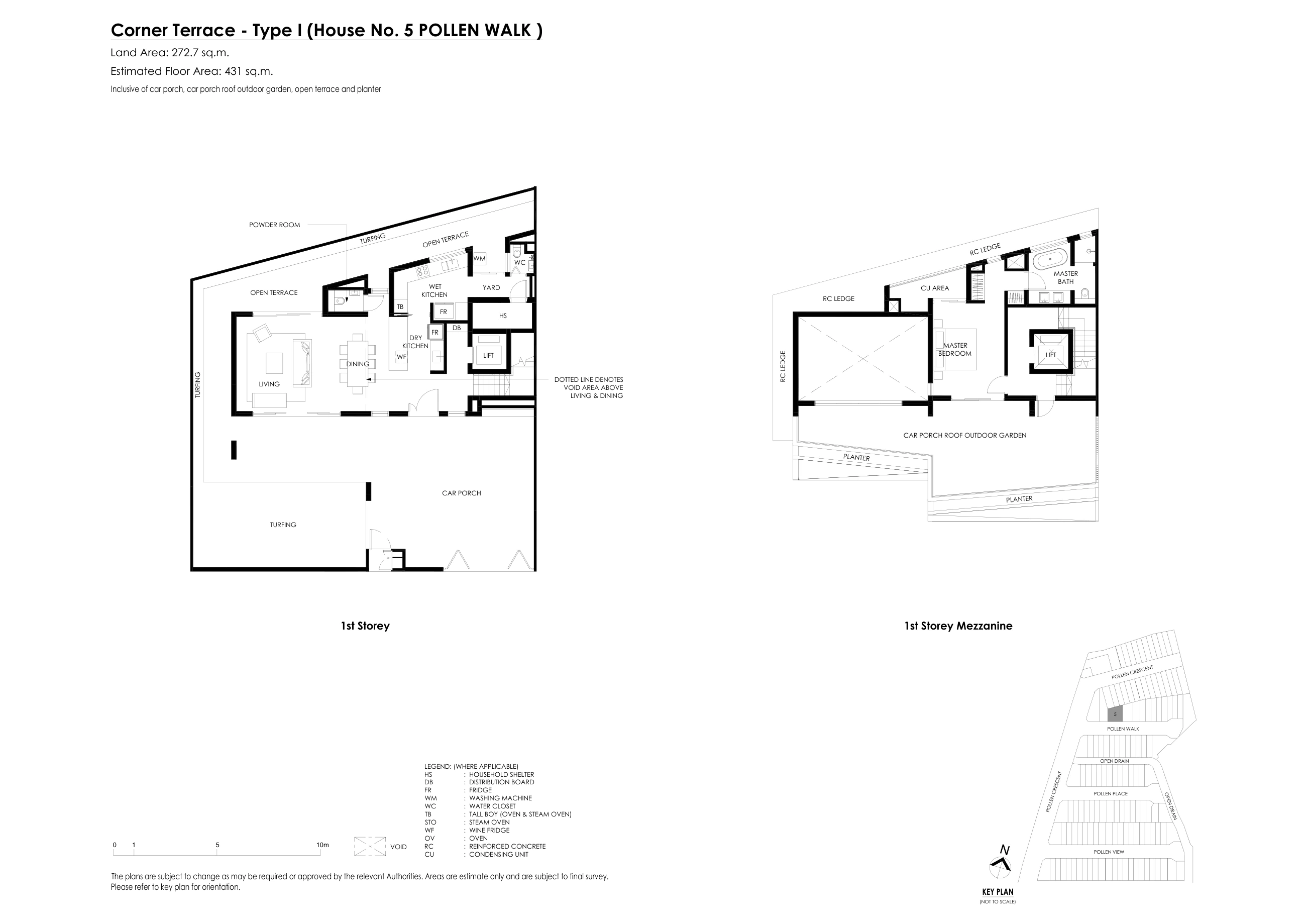 5 Pollen Walk — First storey & mezzanine